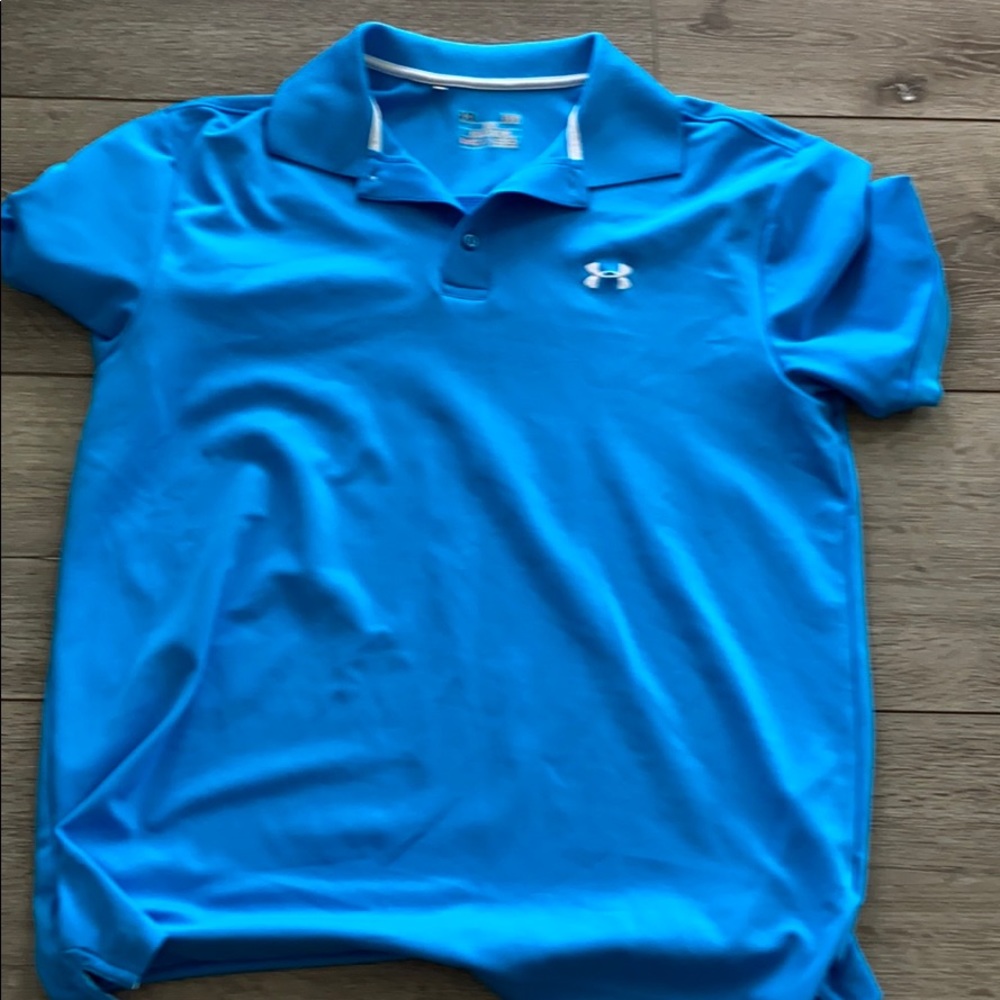 Golf polo under armour blue